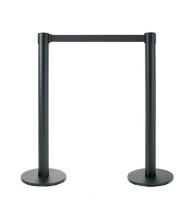 POSTE SEPARADOR METALICO 95 CM PACK 2