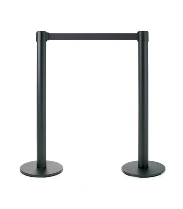 POSTE SEPARADOR METALICO 95 CM PACK 2