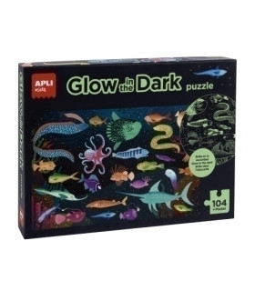 PUZZLE EDUCATIVO APLI FLUORESC.OCEANO