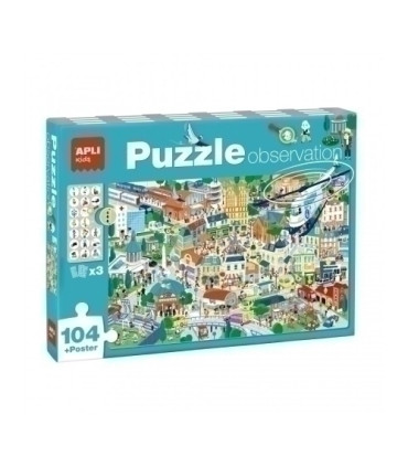 PUZZLE EDUCATIVO APLI OBSERVACION CIUDAD