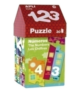 PUZZLE EDUCATIVO APLI KIDS CASITA 123
