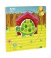 PUZZLE EDUCATIVO APLI CAPAS TORTUGA