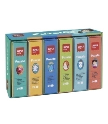 PUZZLE EDUCATIVO APLI KIDS AZUL EXP. 6