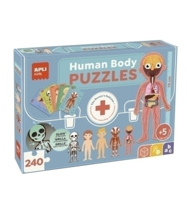 PUZZLE APLI CUERPO HUMANO 240 pz