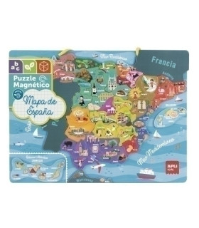 PUZLE EDUC. APLI PUZLE MAG. ESPAÑA 50PZ