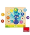 PUZZLE GOULA PAVO REAL 9 PIEZAS