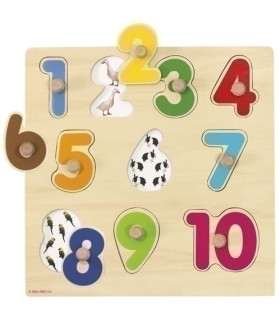 PUZZLE GOULA SILUETA NUMEROS 10 PIEZAS