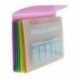 Clasificador Acordeon Office Box Pp Colorline 7 Dptos.Desplegable