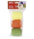 RAFIA APLI NATURAL 30 m COL. FLUOR B/3