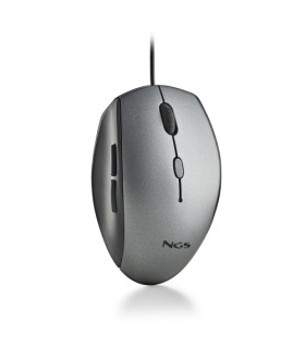 RATON NGS MOTH OPTICO USB-C GRIS