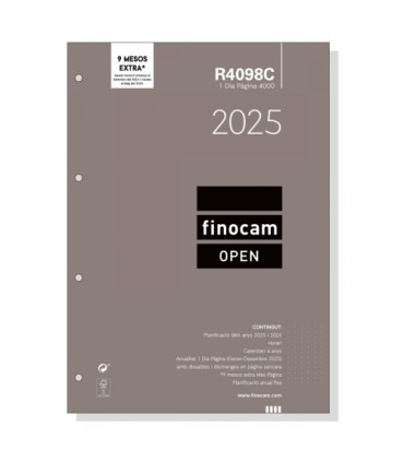 RECAM.AG.F.CAT. R4098C OPEN 4000 ANUAL D