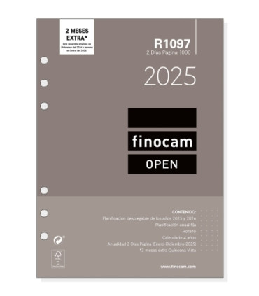 RECAM.AG.F. R1097 OPEN 1000 ANUAL 2D/P