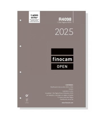 RECAM.AG.F. R4098 OPEN 4000 ANUAL D/P
