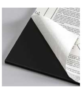 CARTON PLUMA ADHESIVO NEGRO 5 mm A4