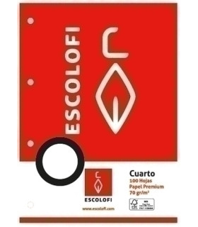 RECAMBIO ESCOLOFI 4º 100h 4 TAL. CD.6