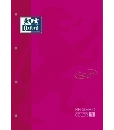 RECAMBIO OXF. A4+ 80h 4 TAL. CD.5 FUCSIA