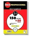 RECAMBIO PACSA A4 200h 90g 4 TAL. CD.4