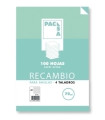 RECAMBIO PACSA Fº 100h 4 TAL. CD.4