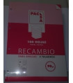 RECAMBIO PACSA Fº 100h 90g 4 TAL. CD.4