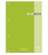 RECAMBIO PACSA A4 80h 4 TAL. CD.5 VERDE