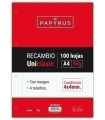 RECAMBIO PAPYRUS A4 100h 4 TAL.CD.4 C/M