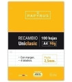 RECAMBIO PAPYRUS A4 100h 4 TAL.P2.5 C/M