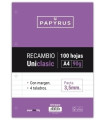 RECAMBIO PAPYRUS A4 100h 4 TAL.P3.5 C/M