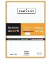 RECAMBIO PAPYRUS A4 160h 4 TAL.CD.5