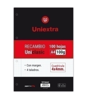 REC. UNIEXTRA UNICLASIC A4 100h CD4 C/M
