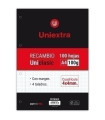 REC. UNIEXTRA UNICLASIC A4 100h CD4 C/M