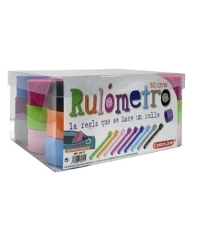 REGLA COLORLINE SILICONA 30cm EXP.36