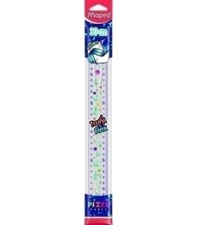 REGLA MAPED TWIST&FLEX PIXEL PARTY 30 CM