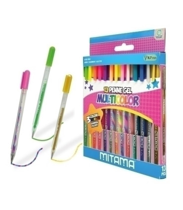 BOLIGRAFO GEL GLITTER MITAMA E/13