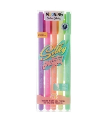 ROLLER MOOVING GEL COLORES PASTEL B/5