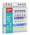 ROTUL.APLI STAMP  ESTUCHE 10