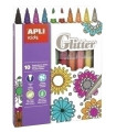 ROTUL.APLI GLITTER ESTUCHE 10