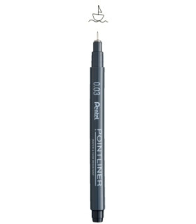 ROTUL.PENTEL CALIBRADO POINTLINER 0,03
