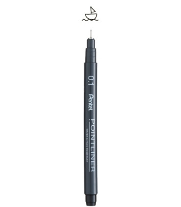 ROTUL.PENTEL CALIBRADO POINTLINER 0,1