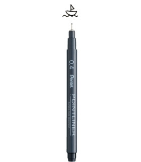 ROTUL.PENTEL CALIBRADO POINTLINER 0,4