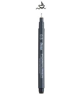 ROTUL.PENTEL CALIBRADO POINTLINER 0,5