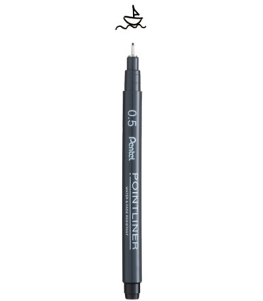 ROTUL.PENTEL CALIBRADO POINTLINER 0,5