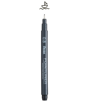 ROTUL.PENTEL CALIBRADO POINTLINER 0,8