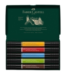 ROTUL.FABER C.PITT DUAL MARKER CAJ.5
