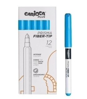 ROTUL.CARIOCA PLUS CAJA 12 AZ CLARO