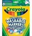 ROTUL.CRAYOLA LAVABLE GRUESO CAJA  8