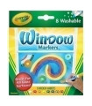 ROTUL.CRAYOLA LAVABLE VENTANA CAJA 8