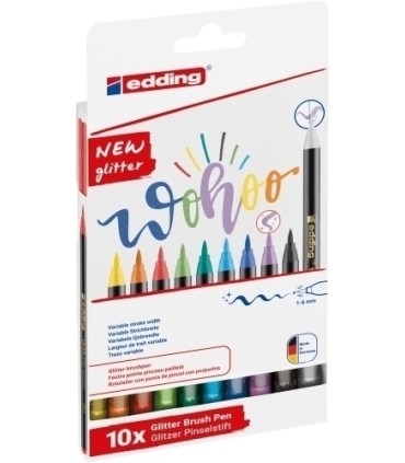 ROTUL.EDDING 1340 BRUSHPEN GLITTER E.10