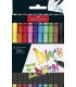 ROTULADOR FABER CASTELL B.E. PINCEL C/10