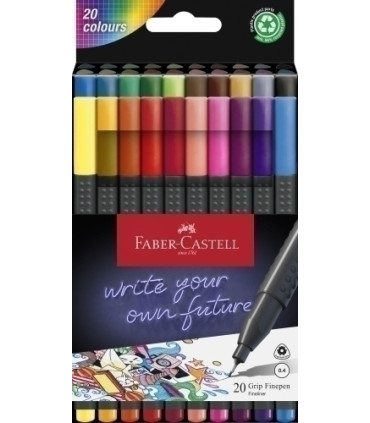 ROTULADOR FABER GRIP FINEPEN ESTUCHE 20