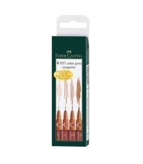 ROTUL.FABER PITT SANGUINA ESTUCHE DE 4